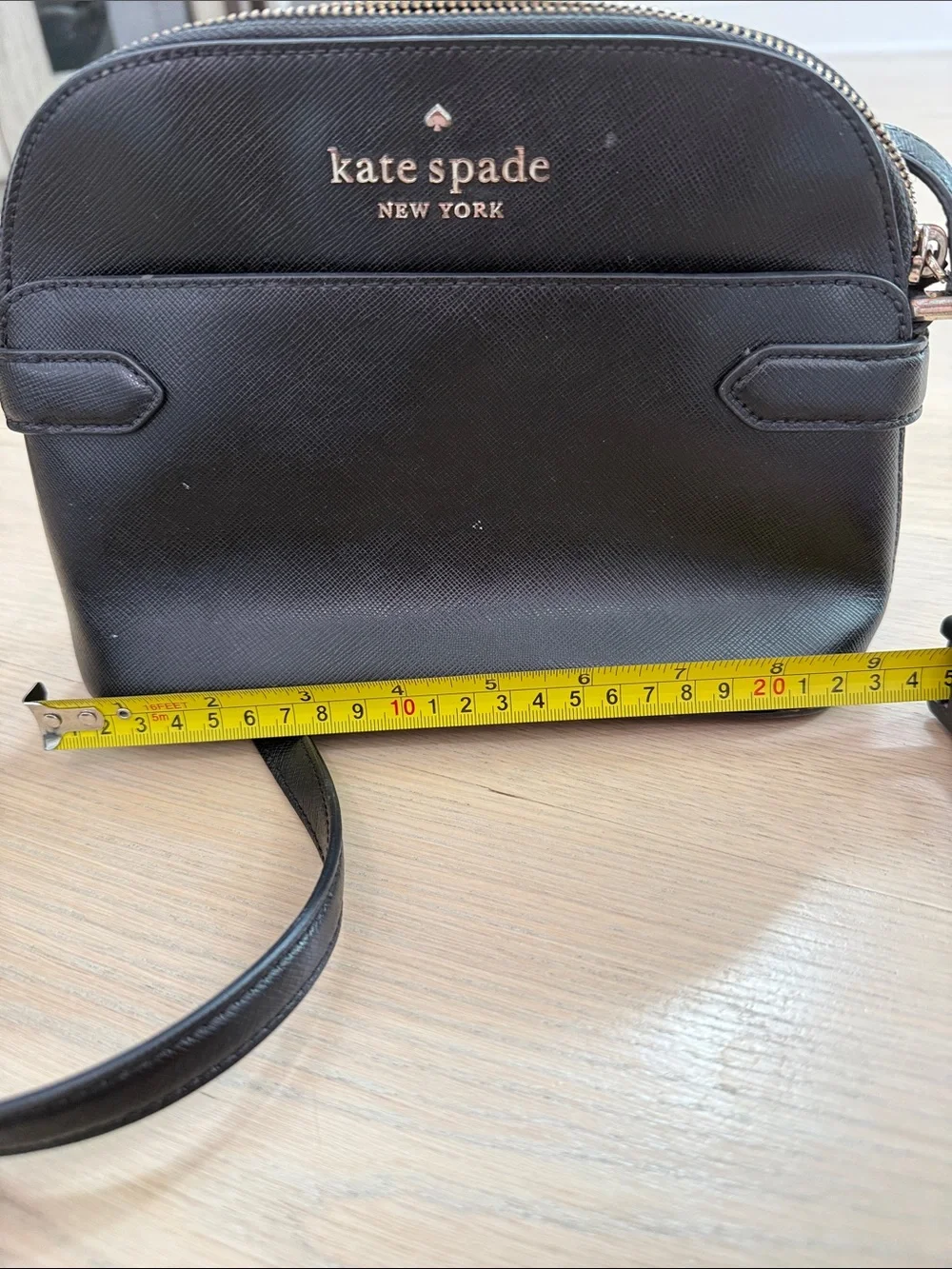 kate spade Black Leather Crossbody Bag